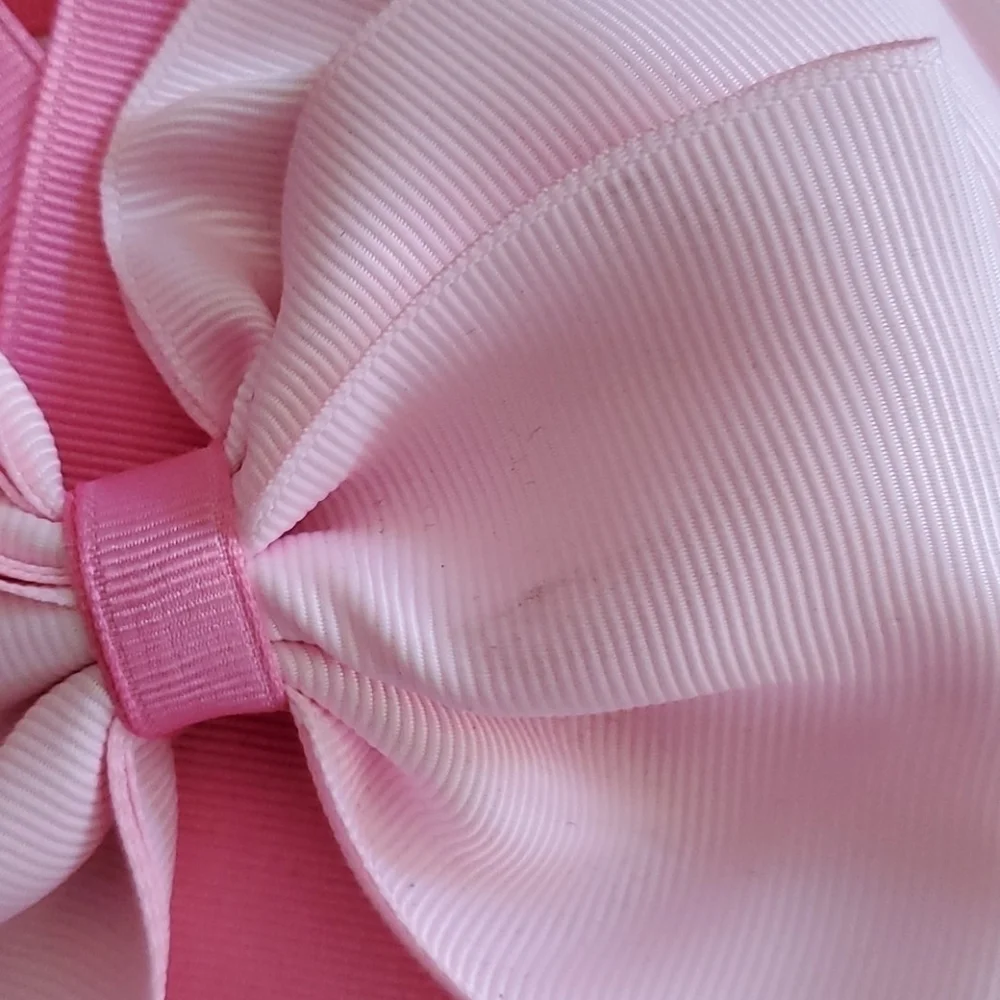 Pink Ribbon Awareness Over the top Hair Bow